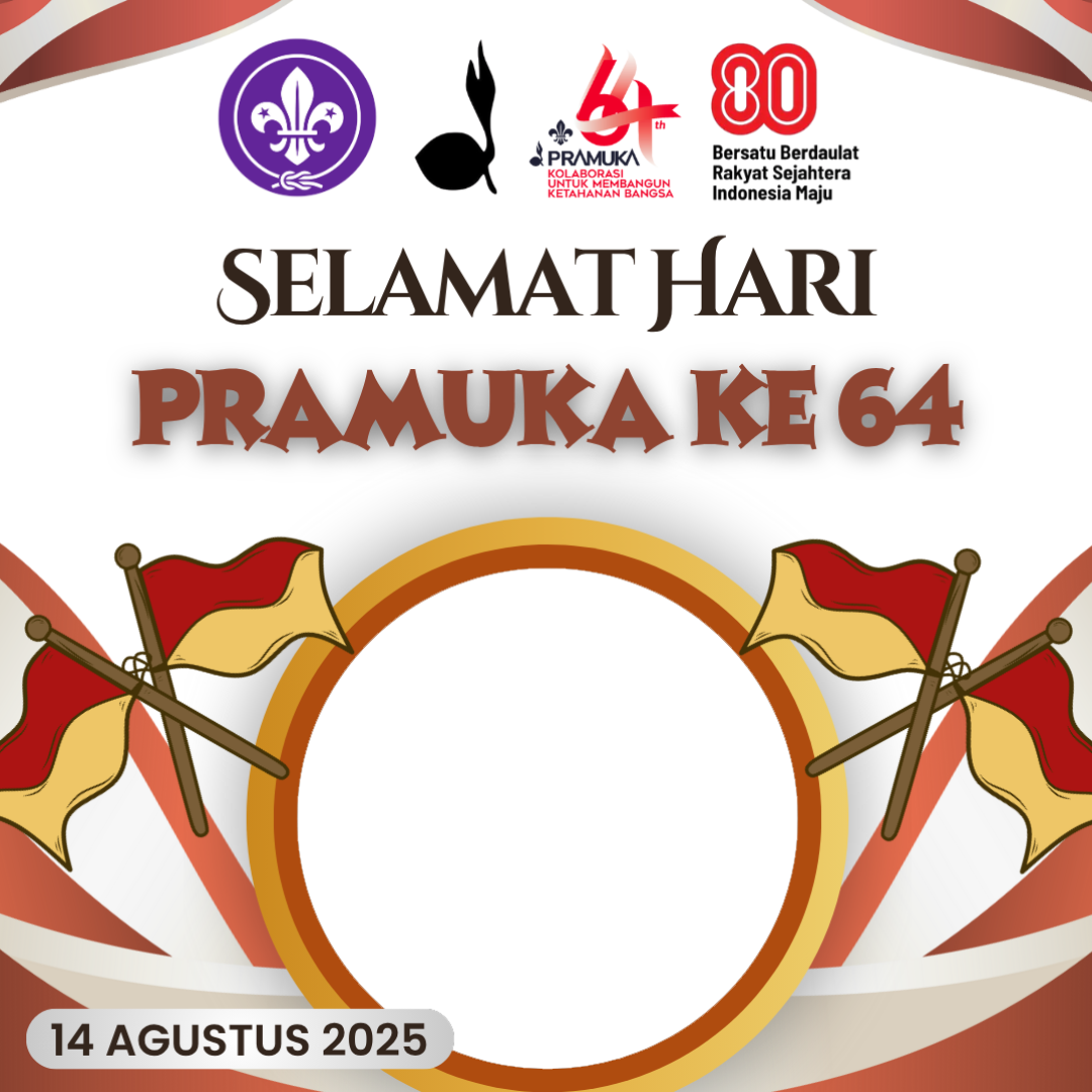 Twibbon HUT Pramuka 14 Agustus 2025 Versi Perangkat PPDI
